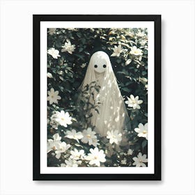 Ghost In The Garden Art Print