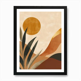 Desert Landscape Canvas Print Art Print