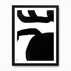 Black And White Painting Art Print