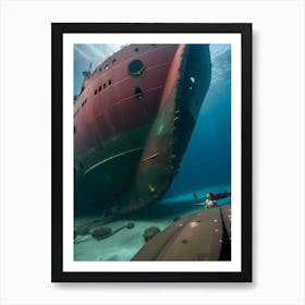 Shipwreck -Reimagined Art Print