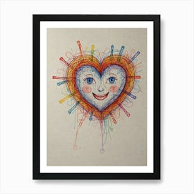 Heart Of Love 51 Art Print