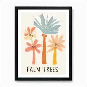 Palm Trees No 2 Art Print