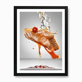 Fish With Sauce Art Print