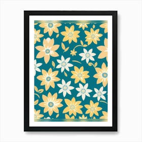 Floral Pattern 4 Art Print