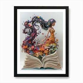 Book Sculpture 3 Art Print