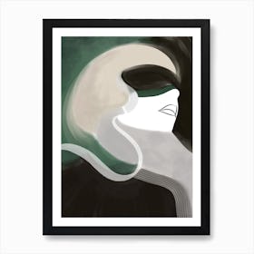 Abstract Portrait Art Print