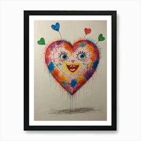 Heart Of Love 63 Art Print