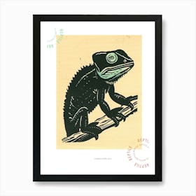 Chameleon Bold Block 3 Poster Art Print