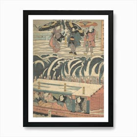 Print (2) By Utagawa Kunisada Art Print