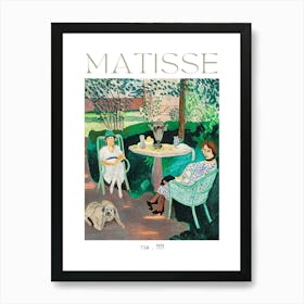 Henri Matisse Poster Print Tea HD Remastered Vibrant Original Antique Art for Feature Wall Green Colorful Garden at Collioure, France in 1919 Art Print