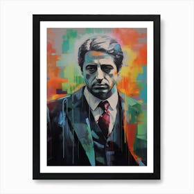 Gangster Art Michael Corleone The Transformation Art Print