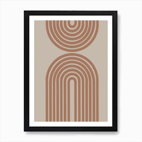 Arch Mid Century Modern Art Print