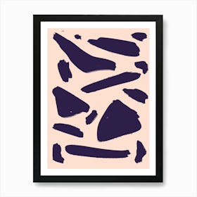 Brush Strokes Art Print