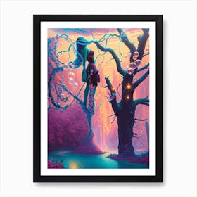 Fairy In The Forest 1 Art Print