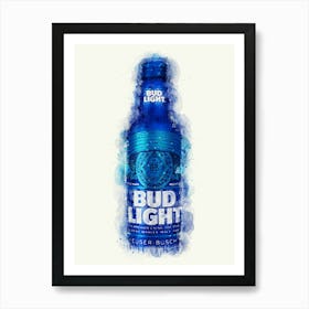 Bud Light Art Print