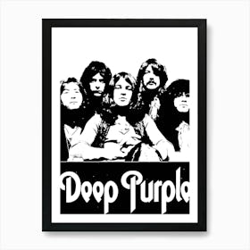 deep purple hard rock band music 2 Art Print