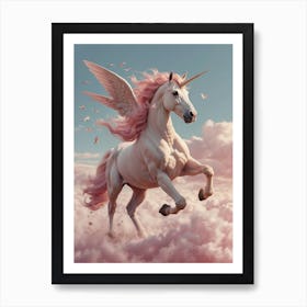 Unicorn In The Sky Art Print