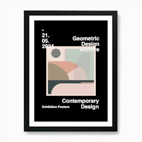 Geometric Design Archive Poster 29 Art Print