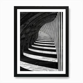 Tunnel Of Light Art Print