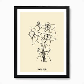 Spring Daffodils Art Print
