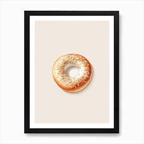 New York Bagel Marker Art 1 Art Print