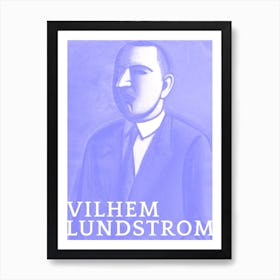 Self Portrait , Vilhelm Lundstrom Art Print