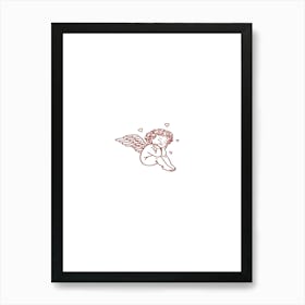Cupid Angel Art Print