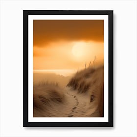 Path In The Sand Art Print