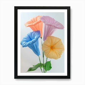 Dreamy Inflatable Flowers Morning Glory 1 Art Print