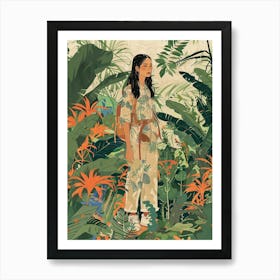 In The Garden Longhouse Reserve Usa Art Print