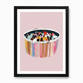 Ice Cream Bowl Art Print