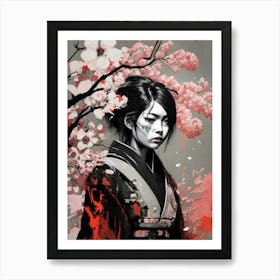 Japanese Woman Art Print