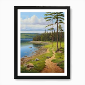 Path To The Lake Art Print