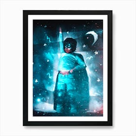 Starry Night Coldplay Art Print