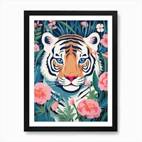 Tiger In The Jungle 8 Art Print