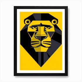 Lion Head 1 Art Print