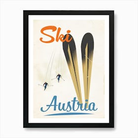 Ski Austria Art Print