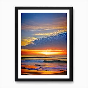 Photograph - Sunrise At The Beach Art Print