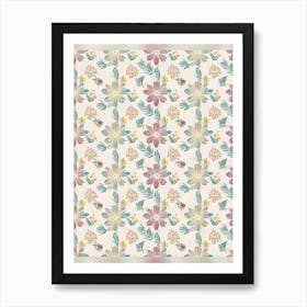 Floral Pattern 20 Art Print