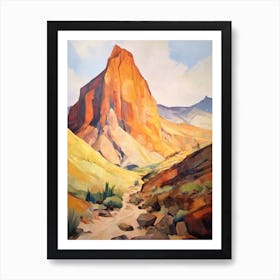 Mount Teide Spain 1 Mountain Painting Art Print