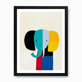 Elephant In Color Poster