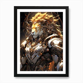 Lion Of Cybertron Art Print