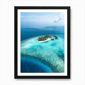 Island In The Maldives 14 Art Print