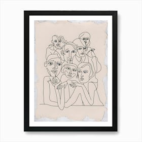 Group Of People 1 Art Print