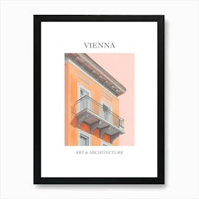 Vienna Travel And Architecture Poster 4 Art Print