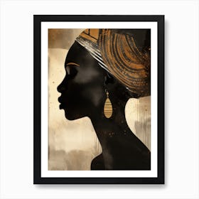 African Woman 43 Art Print