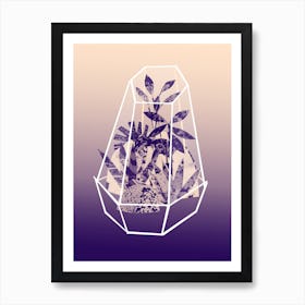 Terrarium Plants Collage Art Print