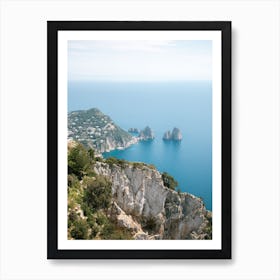Coast Of Capri Italy 2 Art Print