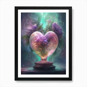 Heart plan  Art Print