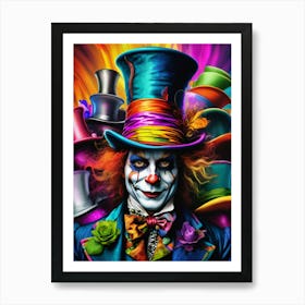 Colorful Madhatter #2 Art Print